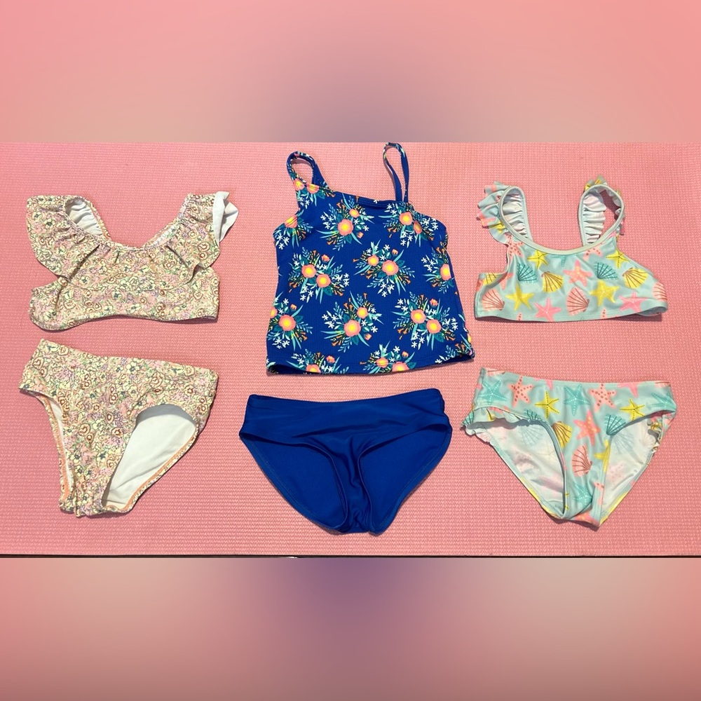 Bundle of 3 swim sets size 6/6x